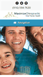 Mobile Screenshot of maximizechiropractic.com